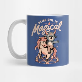 Being Evil is Magical - Cute Evil Unicorn Gift Mug